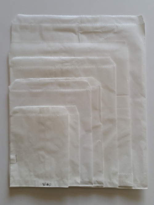 Flat White Confectionery Paper Bag - 230x270 - No.6 - Fortune