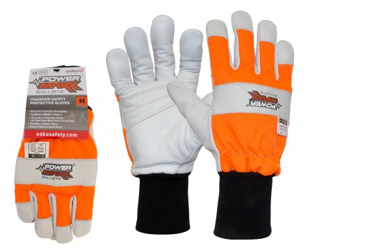 POWERMAXX Ballistic Class 1 Chainsaw Protection Glove, X-Large - Esko