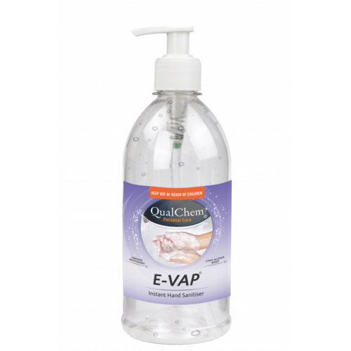 Hand Sanitiser Alcohol Gel Evap 12x250ml - Qualchem