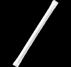 Paper Flexible Straws Wrapped - Black, 6mm x 200mm, 300gsm, FSC Mix®  - Matthews