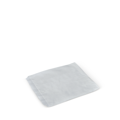 #3 Grease Resistant Flat Bag (1 Ply) White 212 x 175 - Detpak