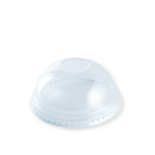 Dome Clear Recyclable Lid 12/16/20/24oz Clear Fits: 98.3mm cups - Detpak