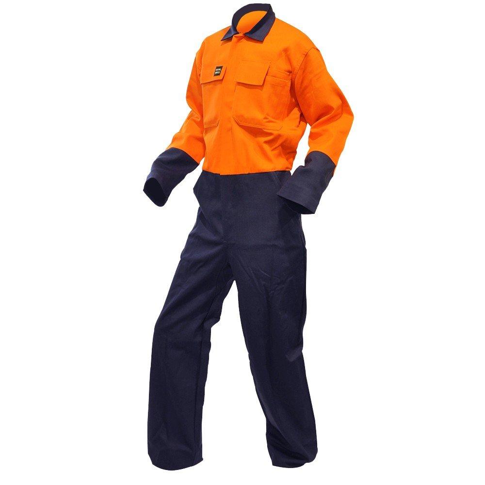 Fr Overall, 320Gsm, Orange/Navy, Do.12 Cal-Size 16