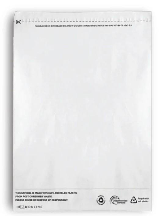  White Poly Mailer A4 Recycled-200/ctn - B Online 