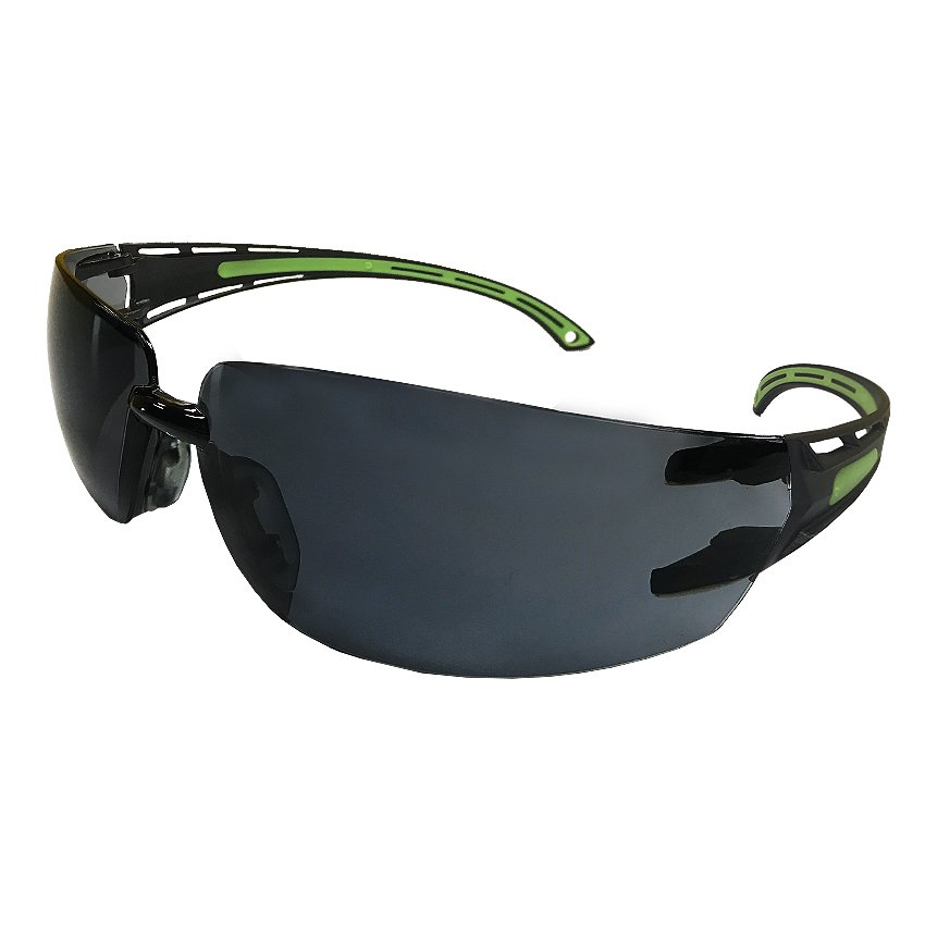 Atom Safey Glasses, Smoke Lens