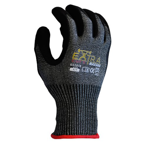 Max500 Cut5 Resistant Glove, Maxigrip Palm-Size Xl