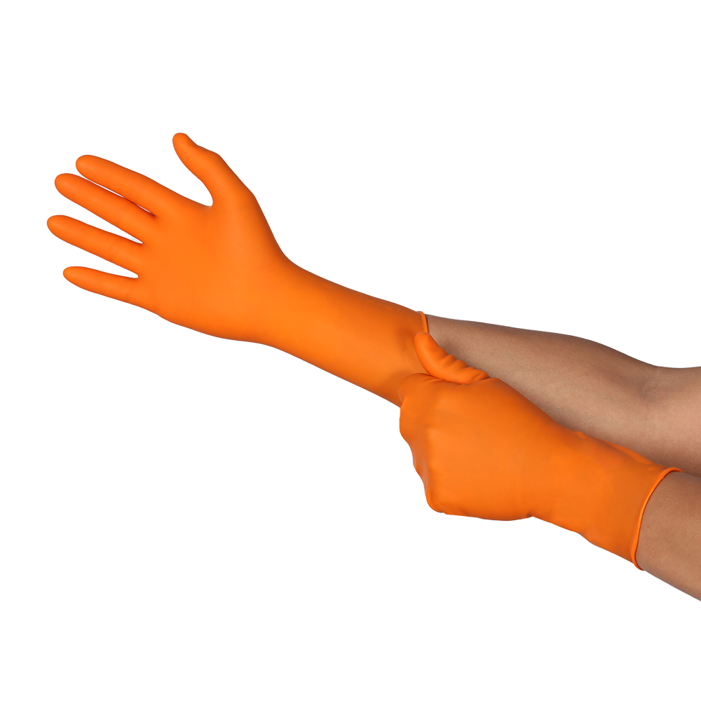 Ansell TouchNTuff 93-800 Powder-free Nitrile Disposable Gloves – 15 Minute Acetone Resistance - S