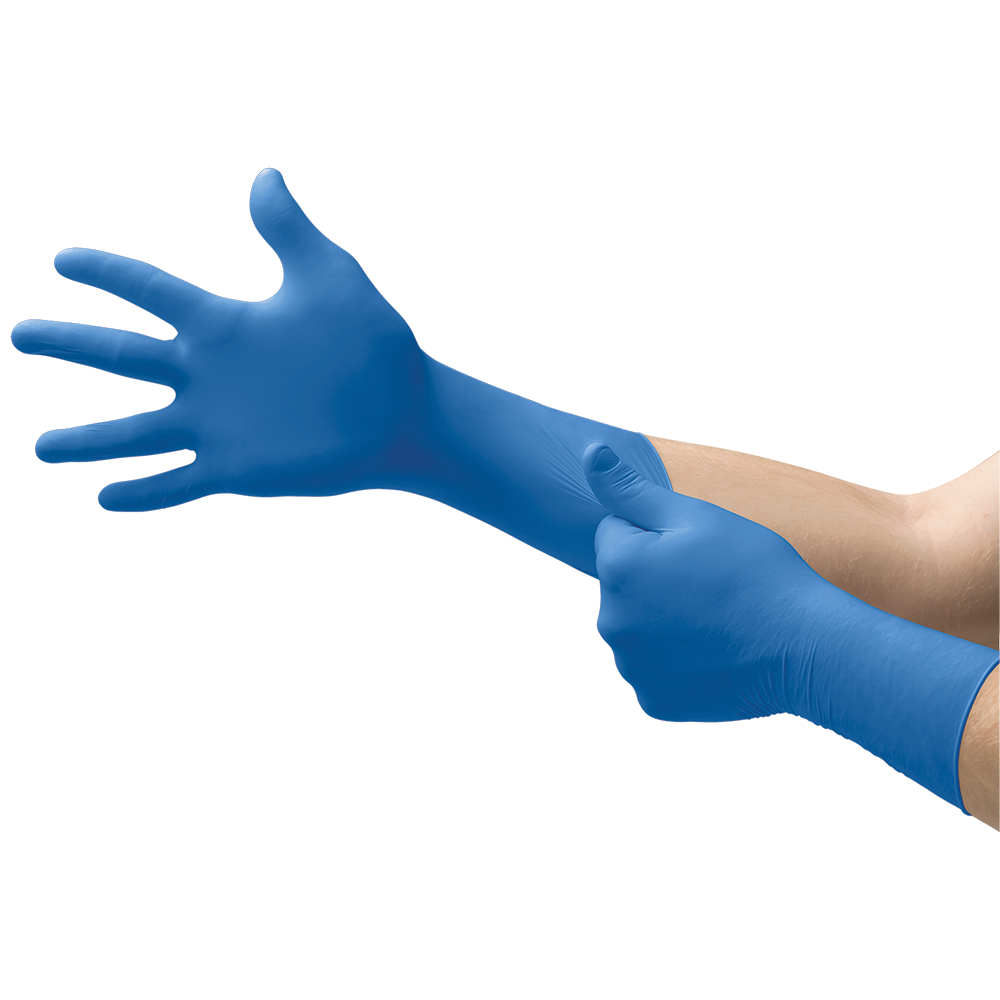 Ansell MicroFlex SafeGrip SG-375 Latex Disposable Gloves – Extra Thick for Heavy-Duty Use - S