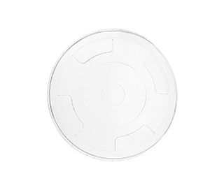 Cold Cup Flat Lid with Straw Slot PLA 96mm, Carton 1000 - Vegware