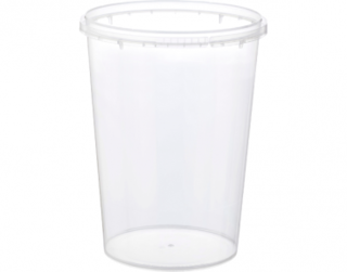 Locksafe' Round Tamper Evident Containers, 1120 ml - Castaway