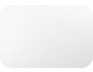 Large Rectangular Catering Container Lids (suit CA-RFC460) White - Castaway