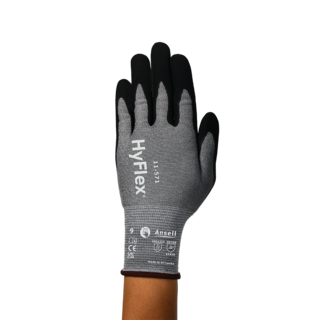 Ansell Hyflex 11-571 Nitrile-Coated Cut Resistant Gloves – Lightweight and Durable - M