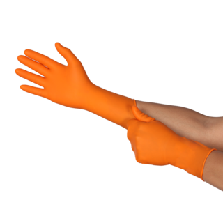 Ansell TouchNTuff 93-800 Powder-free Nitrile Disposable Gloves – 15 Minute Acetone Resistance - L